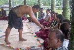 Awa ceremony, serving awa