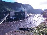 Photo of inundation of Pago Plaza
