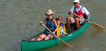 Photo of paddlers on the Chattahoochee river