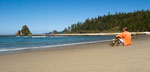 Photo of man on beach at Olympic National Park, NPS photo by Pablo McCloud