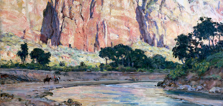 Photo of Howard Russell Butler painting titled 