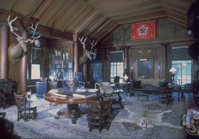 Interior room of Sagamore Hill 