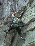 Climbing in a corner