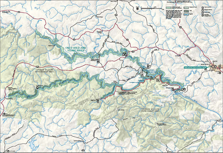 Maps Obed Wild & Scenic River (U.S. National Park Service)