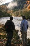 Admiring the Elwha River