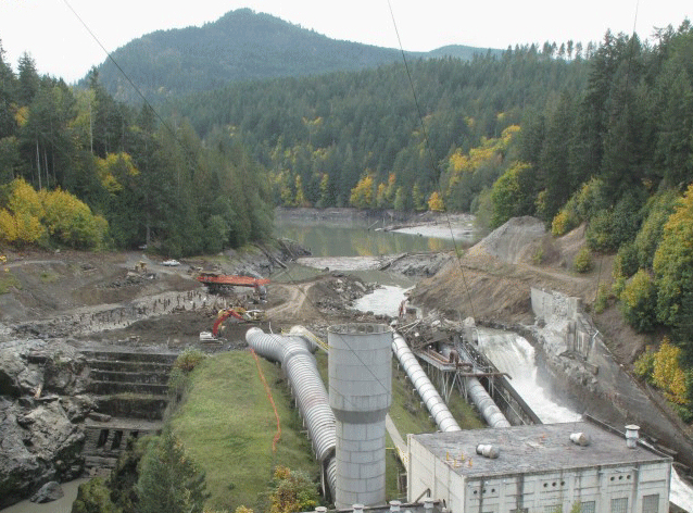 Elwha Dam on October 20 2011