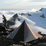 Climber on Mt. Olympus