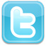 twitter logo, a light blue, lower-case t on light blue background