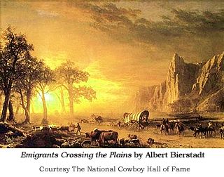Photo image of the Albert Bierstadt painting