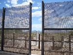 Border Fence with Mounment