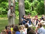 Storyteller portrays Sacagawea.