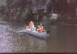 Kids in canoe
