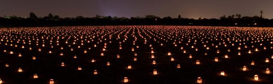 Palo Alto’s annual candlelight memorial honors the 8,000 U.S. and Mexican troops who clashed on the Rio Grande in 1846.