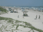A busy Malaquite Beach