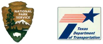 NPS and TXDOT logos
