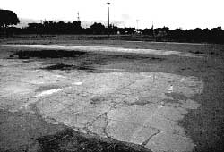 Concrete slabs at the Merced County Fairgrounds