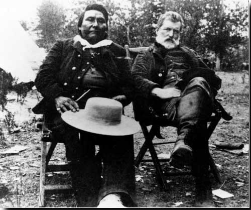 Chief Joseph and Colonel John Gibbon