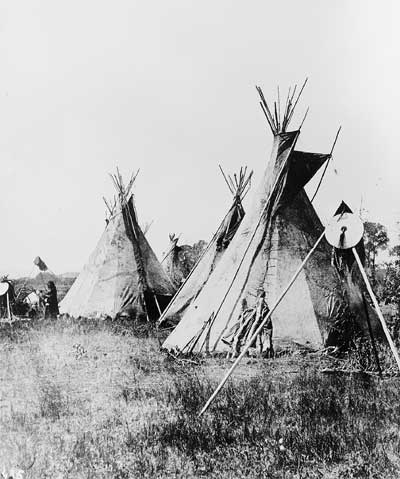 Nez Perce encampment