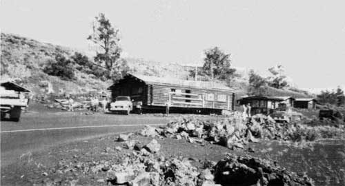 Removal of Crater Inn, 1957