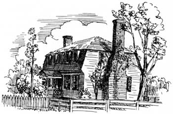 sketch of Moore House