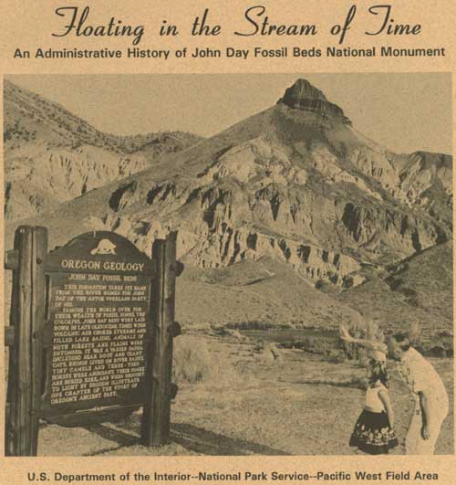 Visitors at the Sheep Rock Overlook, about 1963