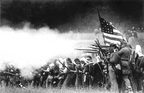 musket firing demonstration