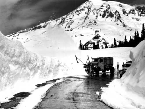 Plowing the road to Paradise, June 2, 1954