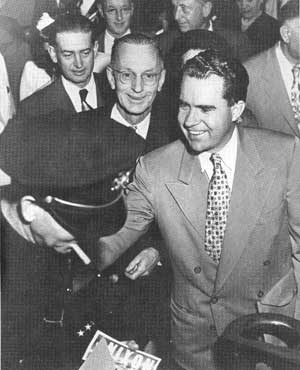 Nixon campaigning
