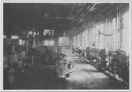 Altoona Shop Interior with Workmen