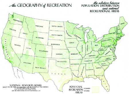 map: The Geography of Recreation