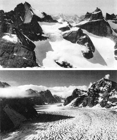 glaciers