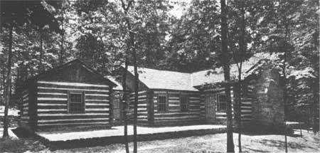 custodian's cabin in Douthat State Park