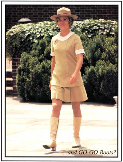 Image of a Female Ranger in Uniform, circa 1976