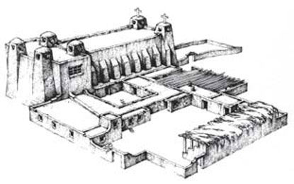 1st Mission and Convento constructed 1625