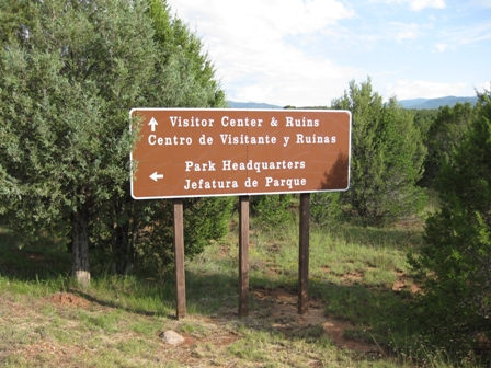 Park sign near entrance