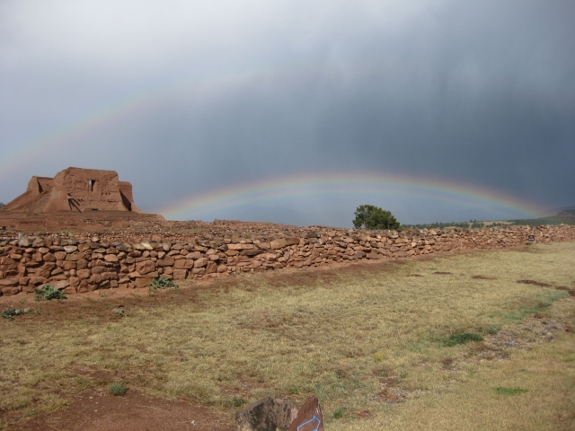 Ruins rainbow