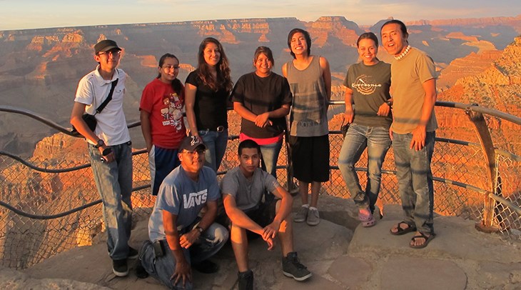 NCC members at rim of Grand Canyon