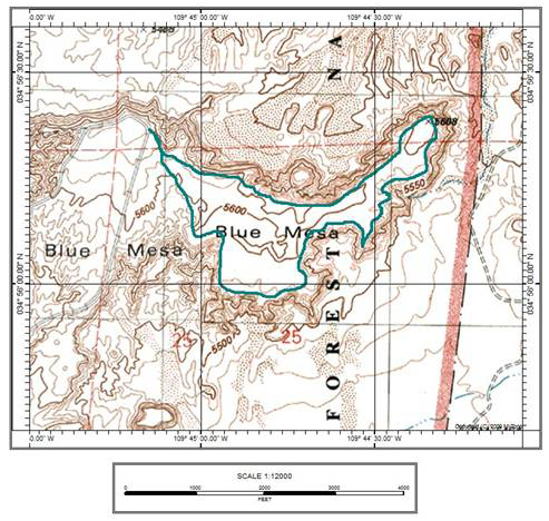 Billings Gap Overlook Map