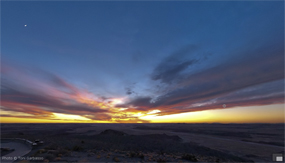 Scene from interactive panorama
