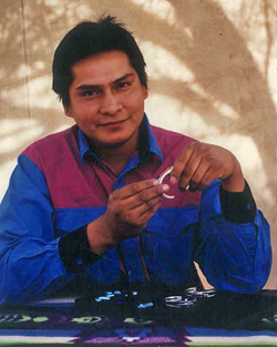 Jonathan Mike, Diné silversmith
