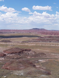 badlands landscape