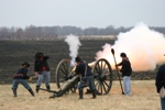 Model 1841 6-pound cannon firing