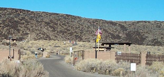 Boca Negra Canyon with Entrance Station