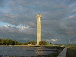 Monument on a Stormy Summer Day.