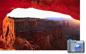 Photo of southwestern rock formations