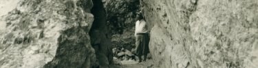 A visitor at Pinnacles National Monument in 1931
