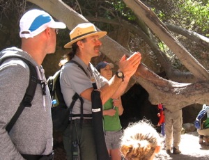 Ranger Sierra on Cave Walk Program