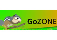 This logo for the National Park Service Park Fun website features a squirrel and the phrase