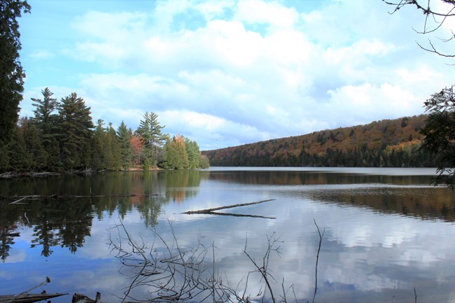 Trappers Lake in the fall