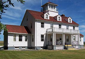 Former U.S. Coast Guard properties in Grand Marais, Michigan, were added to Pictured Rocks National Lakeshore in 1996. Former U.S. Coast Guard properties in Grand Marais, Michigan, were added to Pictured Rocks National Lakeshore in 1996.